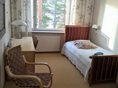 Отель Club House Hotelli Kaipolan Ranta Йямся Одноместный номер с видом на озеро-3