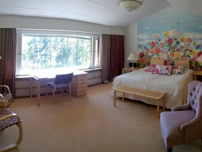 Отель Club House Hotelli Kaipolan Ranta Йямся Номер с кроватью размера "king-size" и видом на озеро-4