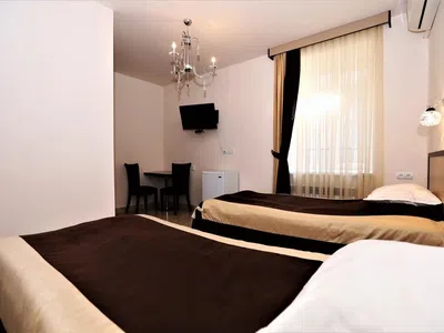 Отель Comfort House Hotel and Tours Ереван Двухместный номер с 2 отдельными кроватями и собственной ванной комнатой-1